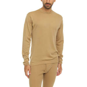 Sous-vêtements thermiques en laine mérinos respirants à manches longues pour homme pour la randonnée hivernale, le <span class=keywords><strong>ski</strong></span>, couche de base sans couture - Product Image 2