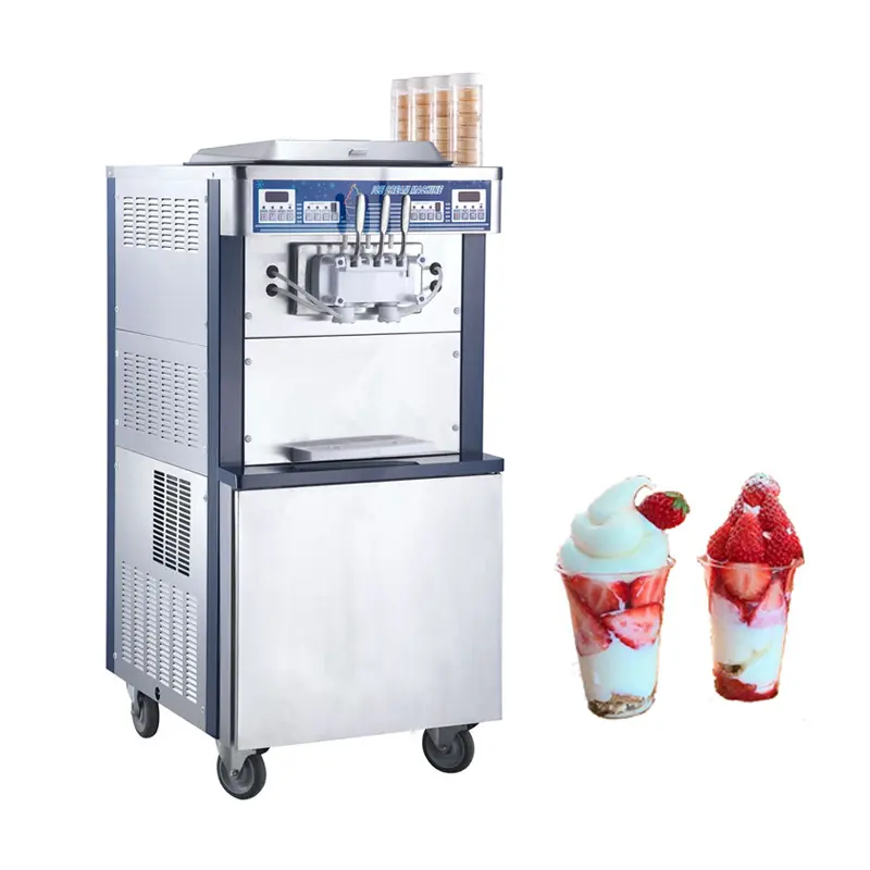 Mùa hè nóng bán thép không gỉ xách tay softic frigomat máy sản xuất mới để làm cho glace kem mềm cho cửa hàng ăn nhẹ