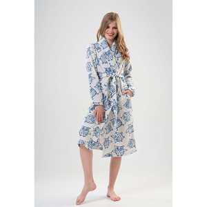 ชุดคลุมอาบน้ำผู้หญิงแบบไม่มีสายรัดไหล่ แขนยาว ผ้าฟลีซ มีกระเป๋า กระเป๋าเป้ยาว เอวยางยืด ลายการ์ตูนเชอร์รี่  ODM ชุดคลุมอาบน้ำสำหรับครอบครัว - Product Image 5