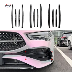 C118 in fibra di carbonio Look plastica griglia paraurti anteriore Tunning carrozzeria Auto per Benz CLA classe C118 X118 Pre-lifting 2023 +