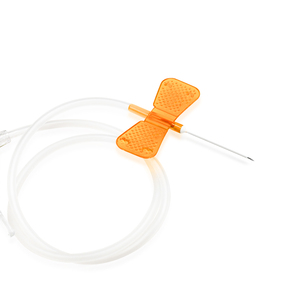 Set de Recolección de Sangre Desechable de 21g con <span class=keywords><strong>Vacutainer</strong></span> Safety-Lok, Instrumento Veterinario, Agujas de Mariposa de Doble Ala, Safety Lok - Product Image 2