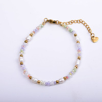 Bracelet en acier inoxydable avec perles d'eau douce et améthyste, couleur inspirée de Maillard, bijou polyvalent en perles de riz importées, vente en gros