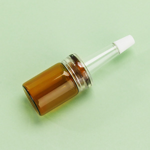 Botella de Vidrio Estéril Transparente Ámbar YUTONG para Líquido Oral con Tapón de Goma y Estampado Dorado para Viales Médicos de 5ml/10ml - Product Image 3