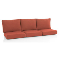 Coussins de chaises d'extérieur en tissu polyester durable et imperméables pour patios avec fonction antidérapante