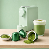 Capsules de Matcha Latte à la Vanille, Thé Vert Crémeux Sucré, Dosettes Individuelles Compatibles avec les Machines à Expresso, Prix de Gros