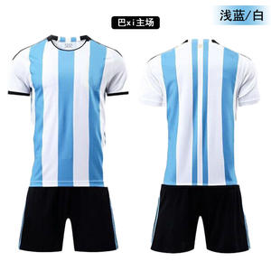 Venta al por Mayor de Camisetas de Fútbol de Brasil <span class=keywords><strong>2022</strong></span>, Messi, C. Ronaldo, Neymar, Poliéster Transpirable de Verano para Competencia y Entrenamiento - Product Image 5