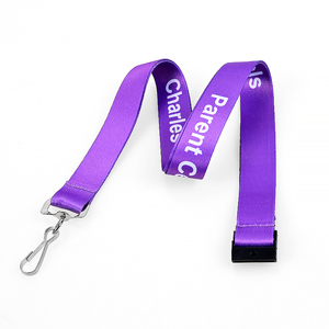 Chất lượng cao polyester dây buộc tùy chỉnh ly khai thăng hoa ID chủ thẻ dây buộc với <span class=keywords><strong>J</strong></span> móc an toàn khóa - Product Image 2