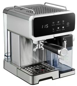 <span class=keywords><strong>Cafetera</strong></span> eléctrica de <span class=keywords><strong>acero</strong></span> <span class=keywords><strong>inoxidable</strong></span> con doble caldera de 51mm para el hogar - Product Image 1