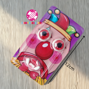 Gommes en forme de dent de globe oculaire pour <span class=keywords><strong>Halloween</strong></span> Vente en gros de bonbons à mâcher doux de <span class=keywords><strong>Clown</strong></span> à saveur de fruits personnalisés Gummy Sweet - Product Image 4
