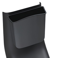 Protection anti-coup de pied pour grille d'aération arrière Tesla Model 3 Y avec boîte de rangement, en ABS, accessoires intérieurs