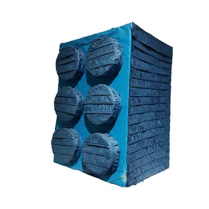 Blue Building Blocks Birthday Pinata Pull String Perfect for Any Event Party