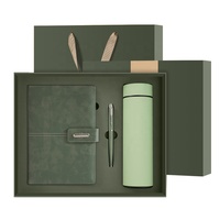 Ensemble cadeau d'entreprise personnalisé en cuir PU, carnet A5, journal, vente en gros, articles cadeaux d'affaires de luxe, carnet avec stylo