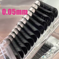 Extensions de Cils Vison Cachemire Noir Mat en Gros, Fournitures et Plateaux de Cils Volume Individuels, Marque Privée