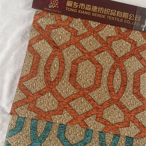 Tela de sofá personalizada tela de muebles de buena calidad tela de sofá de tapicería de chenilla jacquard - Product Image 1