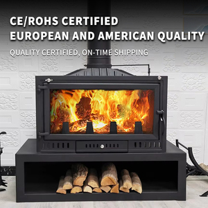 Caminetto a Legna in Ghisa Moderno Best-Seller, Senza Fumo per Interni ed Alta Efficienza Termica per Soggiorno, Villa e Hall di Hotel - Product Image 1