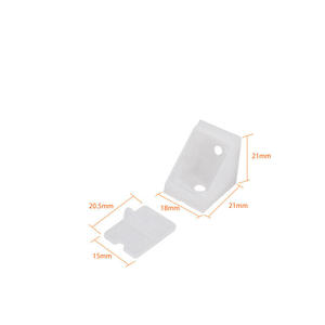 Accessoires de meubles de bonne qualité, supports d'angle en plastique, connecteurs d'angle, support d'angle à angle droit, renfort d'angle, nouvelle innovation - Product Image 5