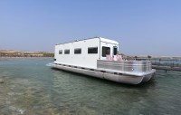 Clinique Médicale Mobile Flottante Préfabriquée en Acier Moderne avec Structure en Aluminium pour Applications Hospitalières