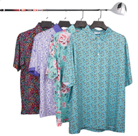 Polo personnalisé par sublimation, imprimé aquarelle, nom et numéro d'équipe personnalisés, maillot de sport pour équipes, vêtements de sport graphiques sur mesure