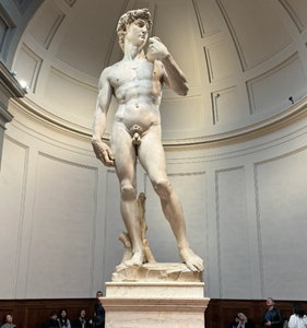 Statue de David OEM ODM, Sculpture extérieure, Sculpture de David en fibre de verre, Sculpture pour <span class=keywords><strong>église</strong></span>s romanes - Product Image 1