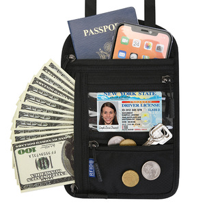 À la mode multifonctionnel RFID bandoulière épaule sac de rangement suspendu cou passeport voyage billet Document - Product Image 6