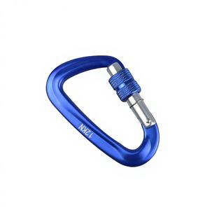 Crochet rapide de type D en aluminium aéronautique 7075, 12KN, pour l'escalade en plein air, mousqueton de sécurité pour balançoire - Product Image 4