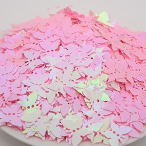 Factory Direct Supply Small PVC Butterfly <b>Sequins</b> Toys in Stock Stationery Bags Slime Crystal Mud Filling Beads for Garments - Product Image 4
