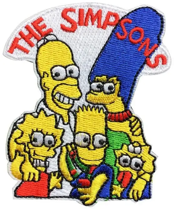 Anime Manga Simpson Cartoon Patches Jacken Designer Aufbügeln Patches für Kleidung