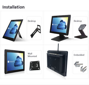 10,4/12/15/17/19 дюймов промышленный все-в-одном ПК Full HD сенсорный экран панели SSD жесткий диск I3 I5 I7 J1900 - Product Image 4