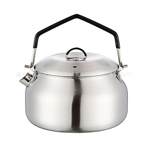 Outdoor Kettle 304 Stainless Steel 1-2L Portable Ultralight Camping Picnic Cooking - Product Image 5