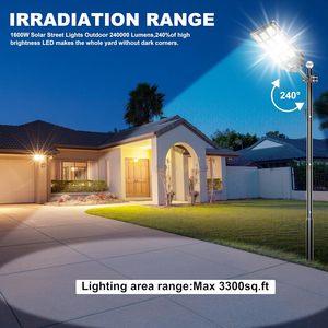 Điều khiển từ xa vườn ngoài trời không thấm nước cảm biến chuyển động hoàng hôn đến bình minh LED bãi đậu xe ánh sáng tất cả trong một LED năng lượng mặt trời đèn đường - Product Image 2