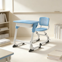 Nouvelle Offre : Ensemble Bureau et Chaise Réglables Couleurs Personnalisables – Tables et Chaises d'Étude pour Écoles