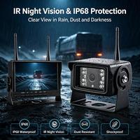 Venta al por mayor de fábrica: Sistema de monitorización de coche con visión nocturna HD de 7-10 pulgadas, 2.4G, IP68, impermeable, 720P/1080P, inalámbrico WIFI para marcha atrás