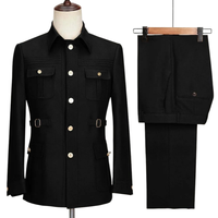 Nouvel ensemble de costume pour homme composé d'une veste et d'un pantalon. Robe de mariée, robe de bal, costume d'affaires.