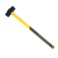 Marteau octogonal en acier de 4 lb avec manche en fibre de verre, poignée texturée, outil multifonctionnel pour la construction, brise-mur, antichoc, OEM