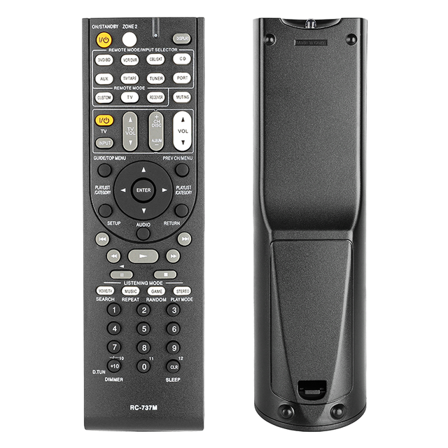 RC-737M RC737M for Onkyo Remote Control, For Onkyo AV Receiver TX-SR507 TX-SR577 TX-SR507B HT-S6200 HT-S620 HT-R670 HTP-670
