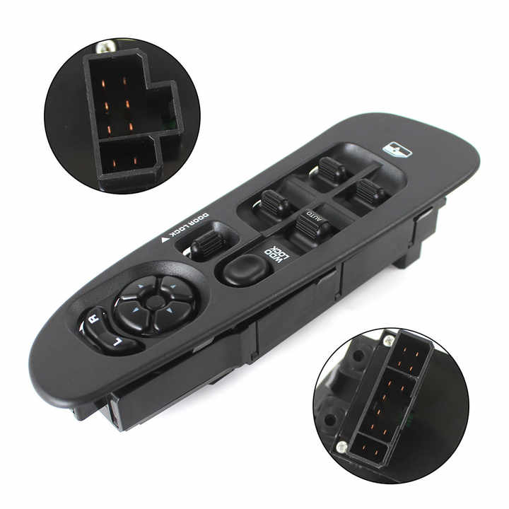 56049805AB 5HZ72XDVAC 5HZ71XDVAD Door Window Switch Panel Control W/ Bezel Black for Dodge Ram 1500 2500 3500 2002-2010