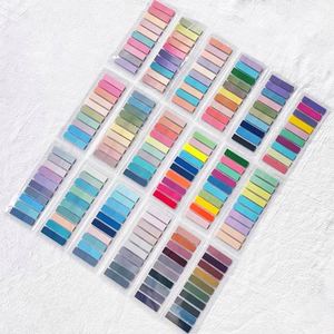 18Packs 3600 Sheets Transparent Sticky Notes Self-Adhesive <b>BookMarker</b> Annotation Reading Book Clear Tab Kawaii Cute Stationery - Product Image 1