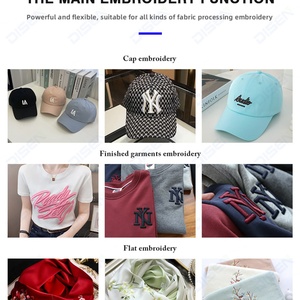 Machine à coudre et à broder programmable informatique multi-aiguilles à 6 têtes, commerciale, avec caméra de visualisation six angles - Product Image 3