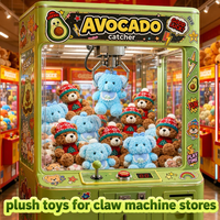 En gros : Jouets en peluche pour machines à attraper, animaux en peluche de type arcade, pour salles de jeux, comptoirs de récompenses, centres de divertissement familial et fêtes