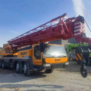 Merek cina 80 ton ponsel teleskopik Boom derek dipasang di semua medan mesin truk kondisi digunakan - Product Image 1