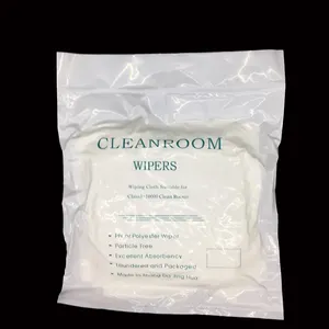 Anti-static Super Water Absorbent Industry Lint Free Cleanroom Wipes Polyester Cellolose Dust Free Cleanroom Wipers