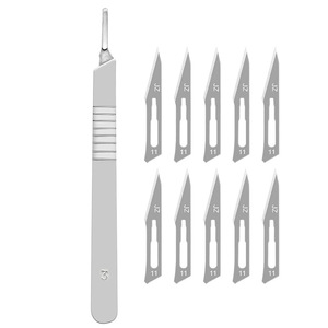 Lames industrielles en acier au carbone, lames de remplacement taille 11 23 pour greffage, gravure, réparation, découpe et application de film - Product Image 5