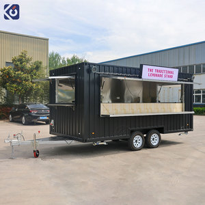 Conteneur maritime de 20 pieds entièrement équipé pour café, remorques alimentaires, bar, restaurant, cuisine mobile extérieure, camion de restauration - Product Image 1