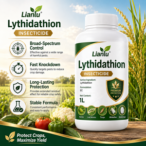 Lianlu Lythidathion Fosthiazate 95% TC 10% GR <span class=keywords><strong>Fungicida</strong></span> Nemático Organofosfato Líquido para el Control de Plagas del Suelo - Product Image 4