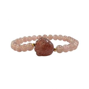 Bracelet en pierre naturelle, perles de verre colorées, charme du succès, livraison rapide dans le monde entier, logo gravé - Product Image 5