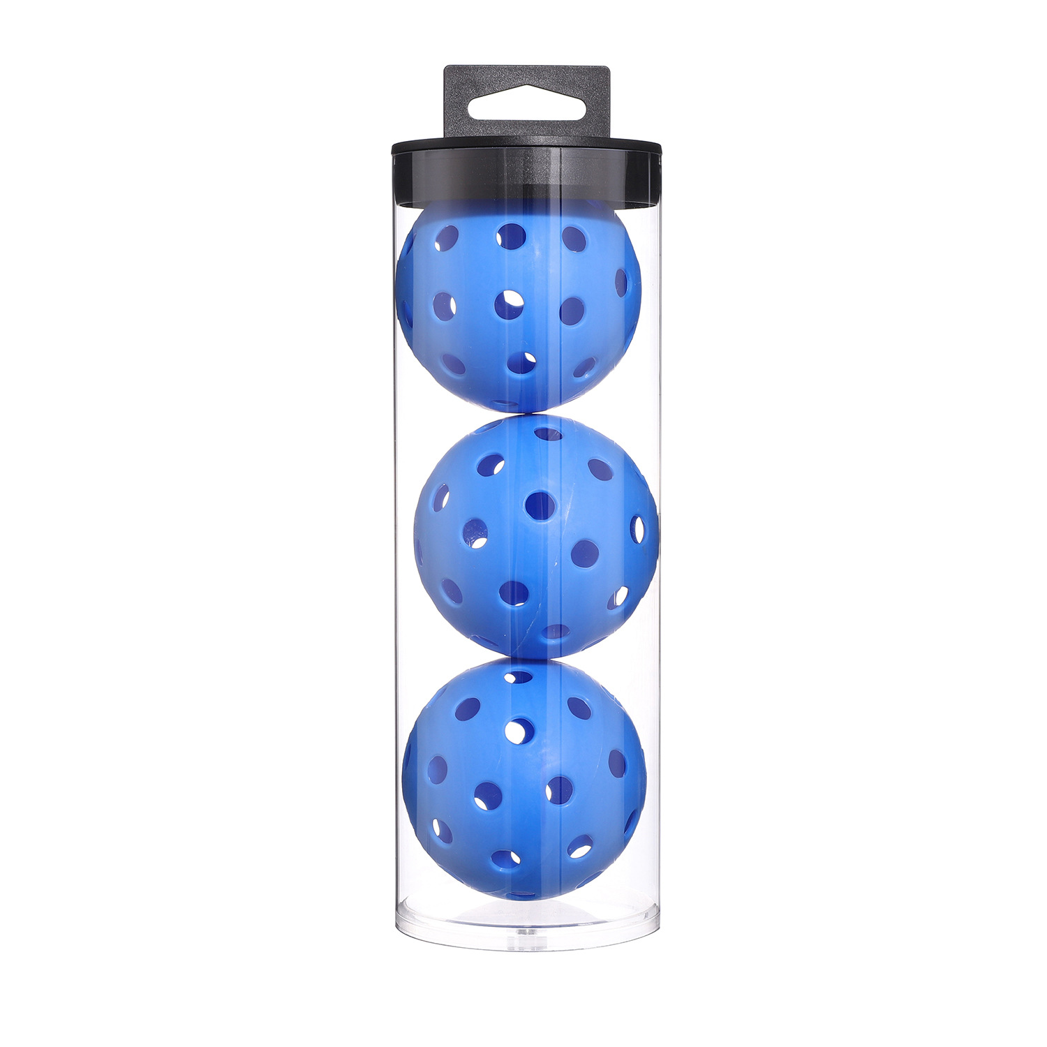 Pack of 3 40-hole balls [Blue] [Plastic bucket packaging]