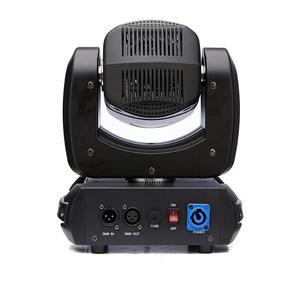 Mini projecteur à tête mobile 100W, éclairage de scène LED avec effet activé par le son pour KTV, bar, club, DJ, discothèque, ambiance - Product Image 4