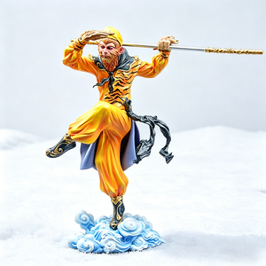 Statue <span class=keywords><strong>de</strong></span> collection du Roi Singe <span class=keywords><strong>de</strong></span> <span class=keywords><strong>la</strong></span> <span class=keywords><strong>mythologie</strong></span> chinoise, figurine en résine, cadeau pour <span class=keywords><strong>les</strong></span> fans - Product Image 2