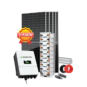 Sunway nouveau système de stockage d'énergie pour la maison 3kw 5kw 6kw système d'énergie solaire 10 kw hybride