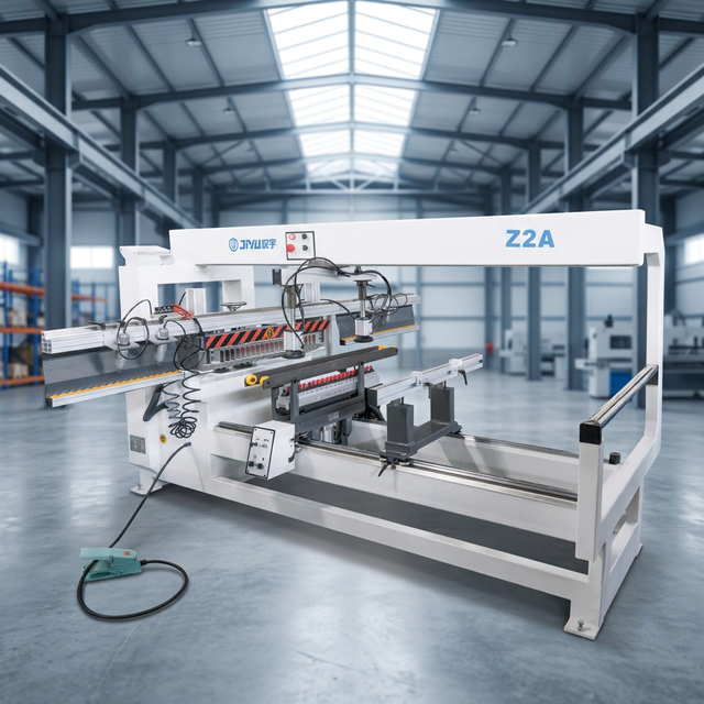 JIYU Z2A Double-row High-precision Woodworking Drilling Equipment, Suitable for Processing Cabinets, and Panel Furniture
